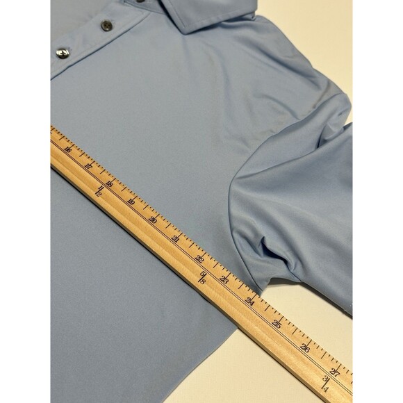 Greyson Polo Shirt Mens Large Blue Golf Performance Stretch Wicking Preppy - Picture 10 of 14